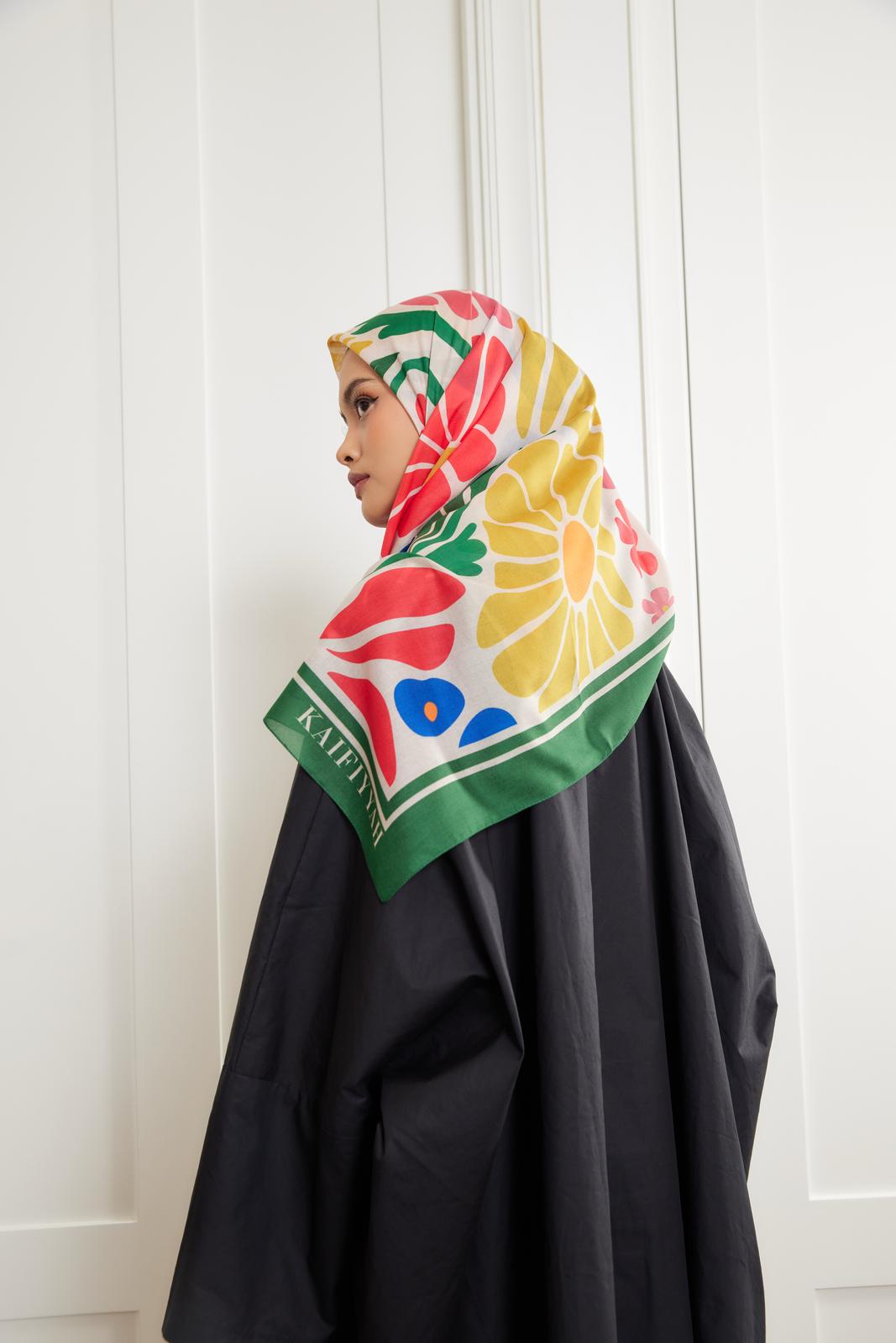 Scarf Printed 48" Ruby