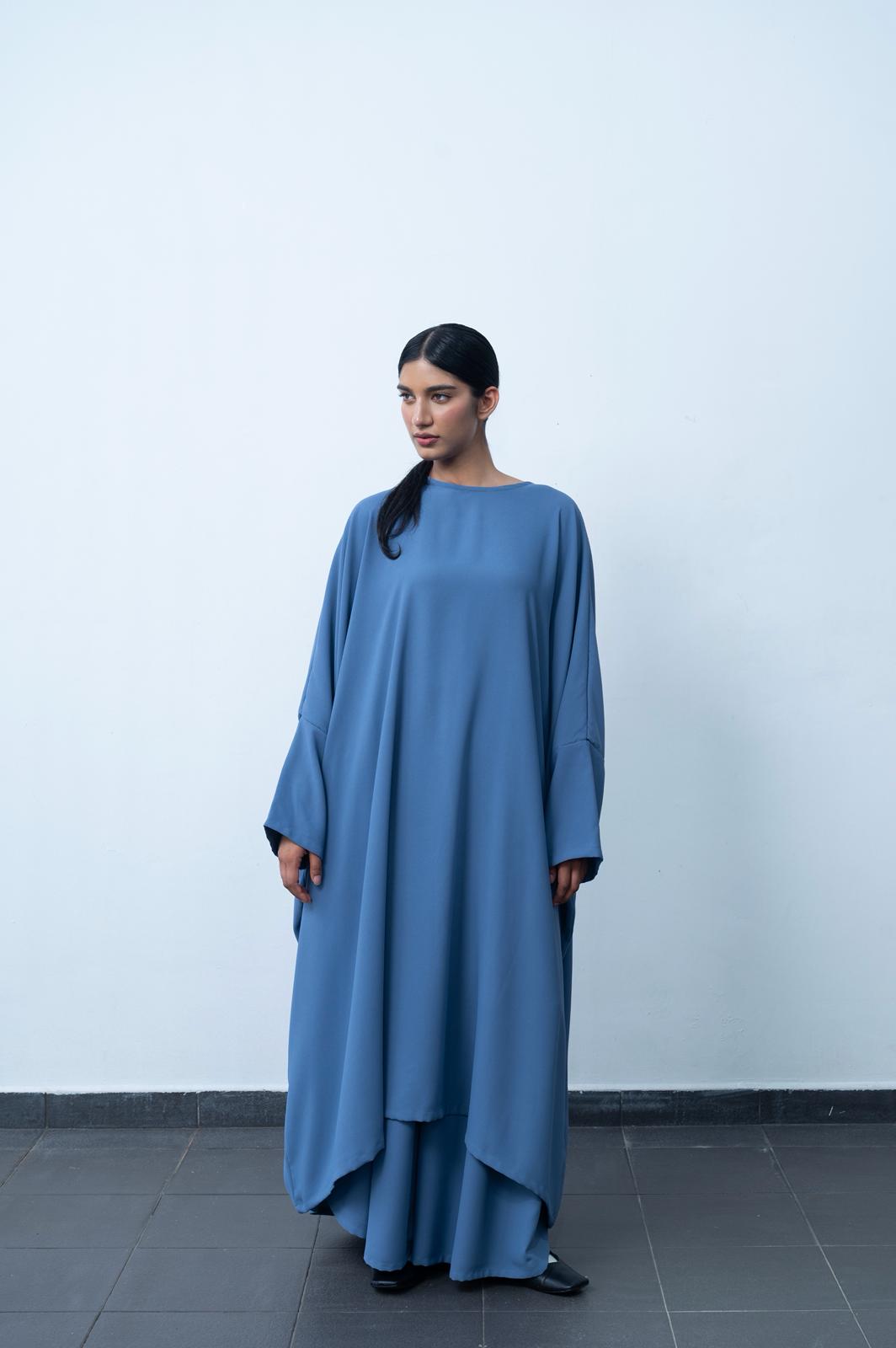 Abaya Amira Skirt Set Crepe Denim
