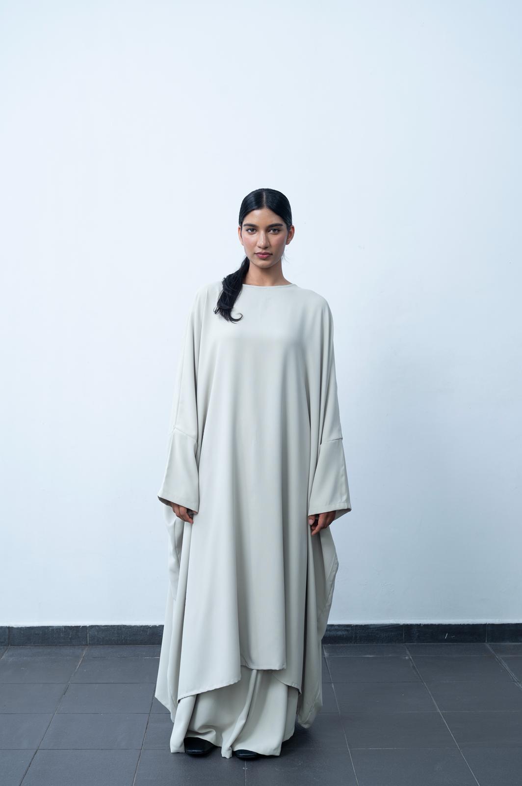 Abaya Amira Skirt Set Crepe Sage Green