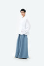Ultra Wide Leg Denim Light Blue